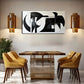 Square Other Geometric Shape Wall Art Canvas Office Home Room Framed 120x60cm