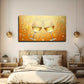 Elegant Wine Glasses Bubbles Wall Art Canvas Office Home Room Framed 120x60cm