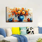Vibrant Floral Arrangement Wall Art canvas office home room framed 120x60cm
