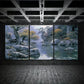 3pcs Chinese Landscape Forest Nature Metal Print Ready to Hang Art