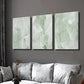 3pcs Sage Green & White Abstract Painting Wall Art Set Canvas Framed 40x60cm - High Quality Print 100% Australian Made Wall Canvas Ready to Hang