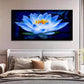Elegant For Lotus Blue Water Wall Art Canvas Office Home Room Framed 120x60cm