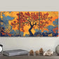 3pcs Yellow flowers, trees Wall Art Set Canvas Framed 40x60cm - High Quality Print 100% Australian Made Wall Canvas Ready to Hang