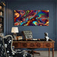 3pcs Abstract Halo Modern Metal Print Ready to Hang Art