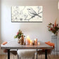 Modern Black & White Bird Wall Art Canvas Office Home Room Framed 120x60cm