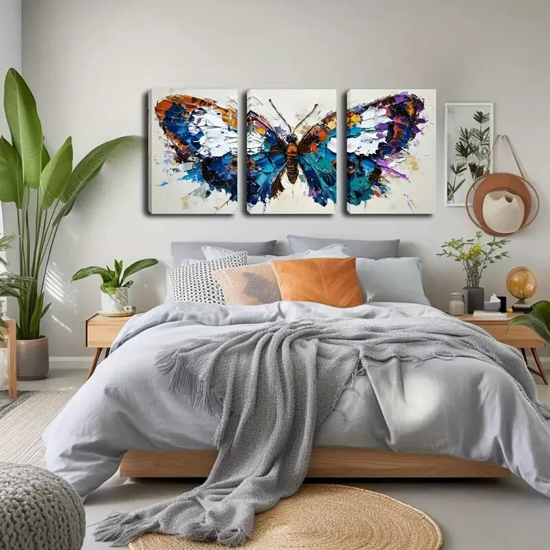 3pcs Product That Brings Good Luck, a Colorful  Wall Art Set Canvas Framed 40x60cm - High Quality Print 100% Australian Made Wall Canvas Ready to Hang