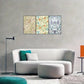 3pcs Vintage Abstract Art Floral Wall Art Poster Metal Print Ready to Hang Art