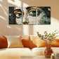 3pcs Luxurious Roman face Design Metal Print Ready to Hang Art