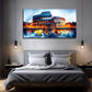 Colosseum Suitable Perfect Wall Art Canvas Office Home Room Framed 80x45cm