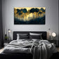 Wood Decoration Suitable Wall Art Canvas Office Home Room Framed 80x45cm