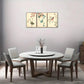 3pcs Birds on Branches Plant And Animal Metal Print Ready to Hang Art