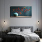 Realistic Style Vibrant Red Wall Art Canvas Office Home Room Framed 120x60cm