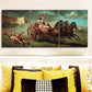 3pcs The Death of Red Lucious Luxurious Metal Print Ready to Hang Art