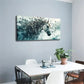 The White Horse Abstract Wall Art Canvas Office Home Room Framed 120x60cm