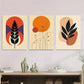 3pcs Modern Abstract Minimalist Botanical Metal Print Ready to Hang Art