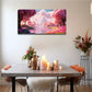 Watercolor Cherry Blossom Pink Wall Art Canvas Office Home Room Framed 120x60cm