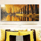 3pcs Golden autumn trees along the river  Wall Art Set Canvas Framed 40x60cm - High Quality Print 100% Australian Made Wall Canvas Ready to Hang