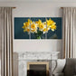 3pcs Yellow White Flower Narcissus Metal Print Ready to Hang Art