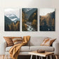 3pcs  mountain peaks and snowy mountains Metal Print Ready to Hang Art