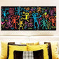 3pcs  Surreal character graffiti Metal Print Ready to Hang Art