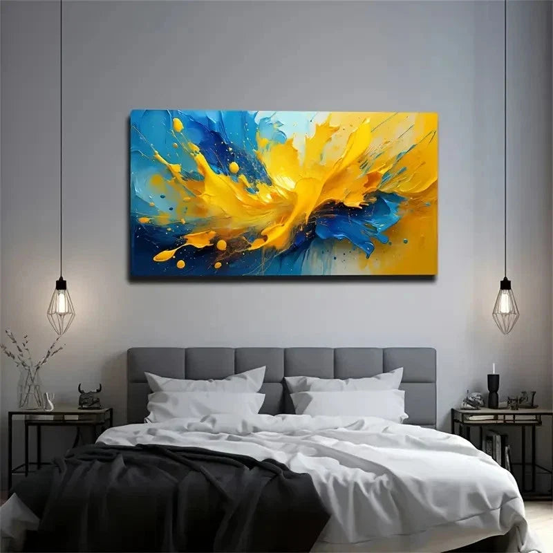 Visual Tension Suitable Wall Art Canvas Office Home Room Framed 120x60cm