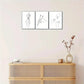 3pcs Tableware Chopsticks Knife Fork & Spoon Metal Print Ready to Hang Art