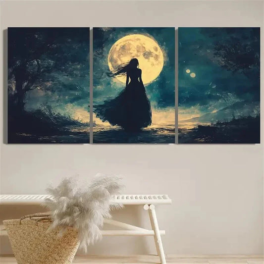 3pcs Hecate Goddess, Greek Mythology Metal Print Ready to Hang Art