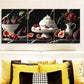 3pcs Dessert cake Art Painting Metal Print Ready to Hang Art