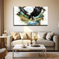 Realistic Eagle Flight Wings Wall Art Canvas Office Home Room Framed 120x60cm