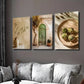 3pcs Italian Vintage Olive Tree & Vase Wall Art Set Canvas Framed 40x60cm - High Quality Print 100% Australian Made Wall Canvas Ready to Hang