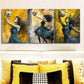 3pcs  Football goddess Wall Art Set Canvas Framed 40x60cm - High Quality Print 100% Australian Made Wall Canvas Ready to Hang