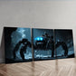 3pcs Featuring Large Mechanical Spiders Wall Art Set Canvas Framed 40x60cm - High Quality Print 100% Australian Made Wall Canvas Ready to Hang