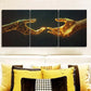 3pcs  Mechanical hand  Wall Art Set Canvas Framed 40x60cm - High Quality Print 100% Australian Made Wall Canvas Ready to Hang