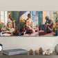 3pcs  Abstract Design with Sunflowers & Floral Wall Art Set Canvas Framed 40x60cm - High Quality Print 100% Australian Made Wall Canvas Ready to Hang