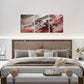 3pcs Japanese Samurai and Black Dragon Metal Print Ready to Hang Art