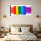 Abstract Watercolor Colors Wall Art Canvas Office Home Room Framed 120x60cm