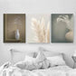 3pcs Nordic Minimalist Style Pampas Grass Metal Print Ready to Hang Art