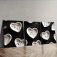 3pcs Shape on black background Wall Art Set Canvas Framed 40x60cm - High Quality Print 100% Australian Made Wall Canvas Ready to Hang
