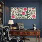 3pcs Vintage Elegant Floral Art Intricate Design Metal Print Ready to Hang Art