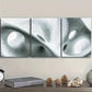 3pcs Organic shaped holes Art Painting Metal Print Ready to Hang Art