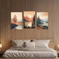 3pcs  Minimalist Bohemia Picture Metal Print Ready to Hang Art