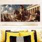 3pcs The Death of Red Lucious Battle Scene Metal Print Ready to Hang Art
