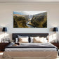 Cliff & Mountains Modern Decor Wall Art Canvas Office Home Room Framed 120x60cm