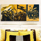 3pcs  Soldiers on the planet Wall Art Set Canvas Framed 40x60cm - High Quality Print 100% Australian Made Wall Canvas Ready to Hang