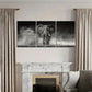 3pcs Majestic Elephant, Stormy Sky Metal Print Ready to Hang Art
