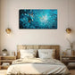 Stunning Fawn in Floral Bloom Wall Art Canvas Office Home Room Framed 120x60cm