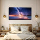 Galaxy And Night Sky Wall Art Canvas Office Home Room Framed 80x45cm