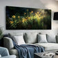 Enchanting Wild Flowers wall canvas office home room framed 120x60cm
