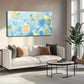 Ice Cubes In Blue Water Wall Art Canvas Office Home Room Framed 120x60cm