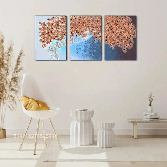 3pcs Tasteful Space Artistic Sublimation Metal Print Ready to Hang Art
